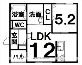 Viola【3階】の間取り